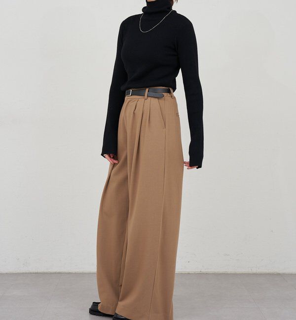  「【新色登場】【インフルエンサー＠tsuru00コラボ】3タックスラックスパンツ」|チノ|