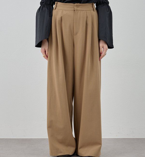  「【新色登場】【インフルエンサー＠tsuru00コラボ】3タックスラックスパンツ」|チノ|