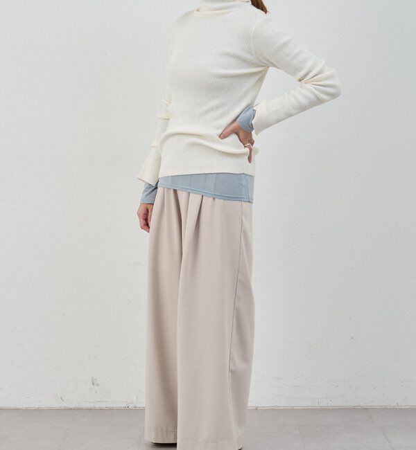  「【新色登場】【インフルエンサー＠tsuru00コラボ】3タックスラックスパンツ」|チノ|