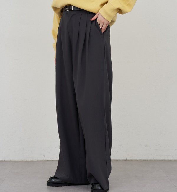  「【新色登場】【インフルエンサー＠tsuru00コラボ】3タックスラックスパンツ」|チノ|