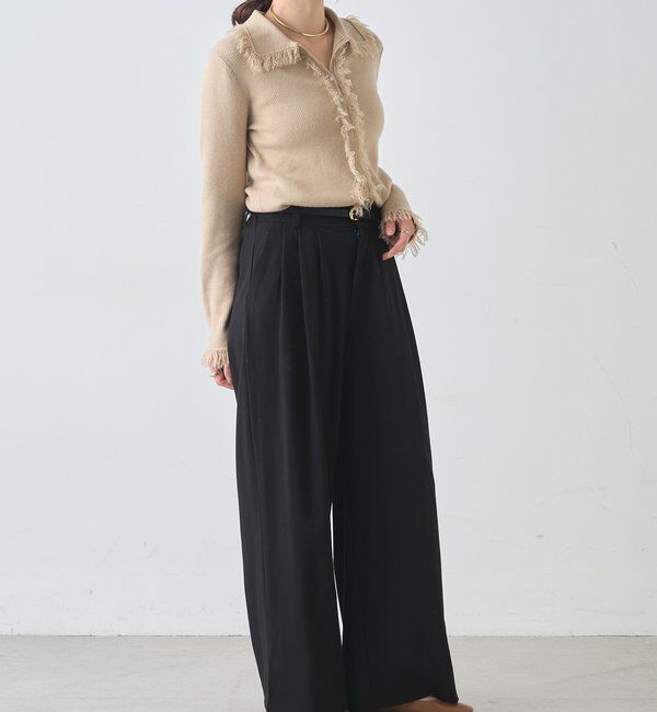  「【新色登場】【インフルエンサー＠tsuru00コラボ】3タックスラックスパンツ」|チノ|