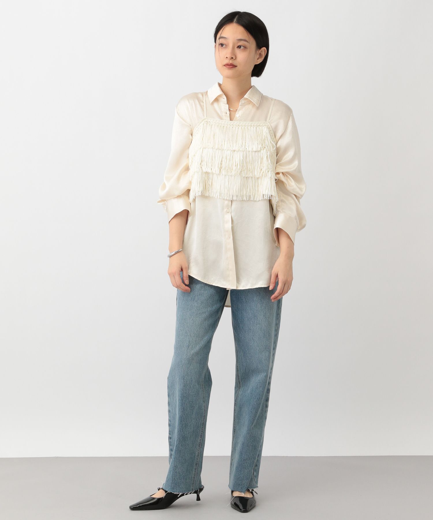 apart by lowrys「フリンジキャミソール」|キャミソール|