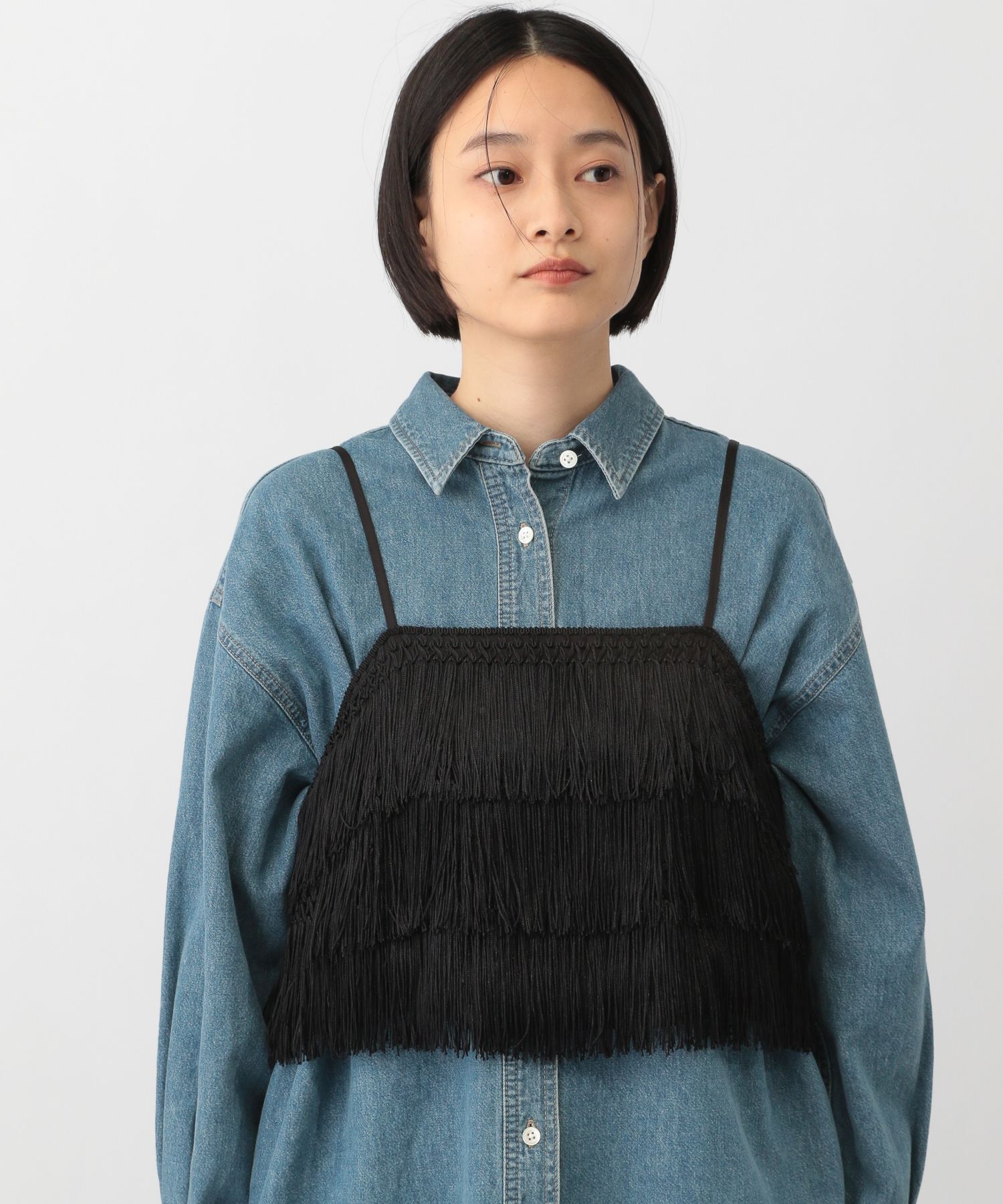 apart by lowrys「フリンジキャミソール」|キャミソール|