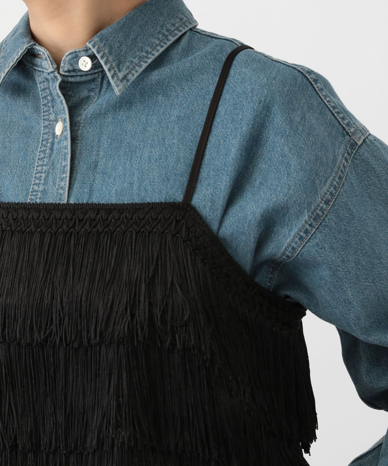 apart by lowrys「フリンジキャミソール」|キャミソール|