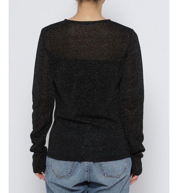 LOWRYS FARM「ラメクルーロングスリーブ」|Tシャツ・カットソー|