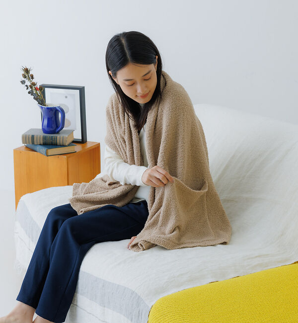 collex「シャギーポケットブランケット」|ブランケット|ベージュ