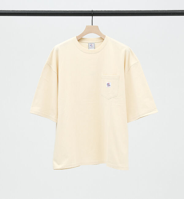 ABAHOUSE「【JEMORGAN /ジェーイーモーガン】ヘビーウエイトポケットワッペン付きドロ」|Tシャツ・カットソー|ベージュ