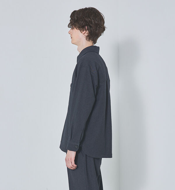 ABAHOUSE「【セットアップ対応】T/R フランス綾 CPO ブルゾン/シャツ」|シャツ・ブラウス|