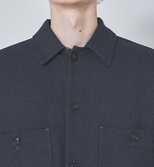 ABAHOUSE「【セットアップ対応】T/R フランス綾 CPO ブルゾン/シャツ」|シャツ・ブラウス|