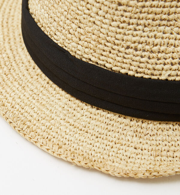 ABAHOUSE「【RUBEN/ルーベン】RAFFIA HAT/中折れラフィアハット」|その他|