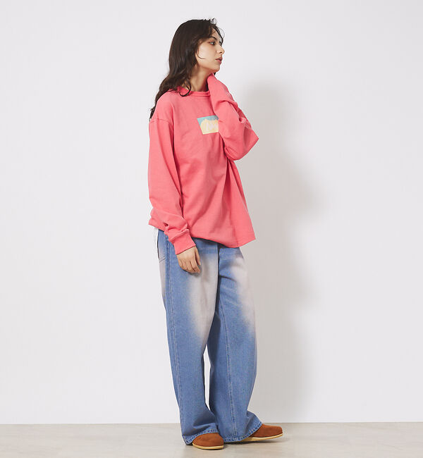 ABAHOUSE「【NANGA/ナンガ】ECO HYBRID BOX LOGO LS/ボックスロゴ」|Tシャツ・カットソー|