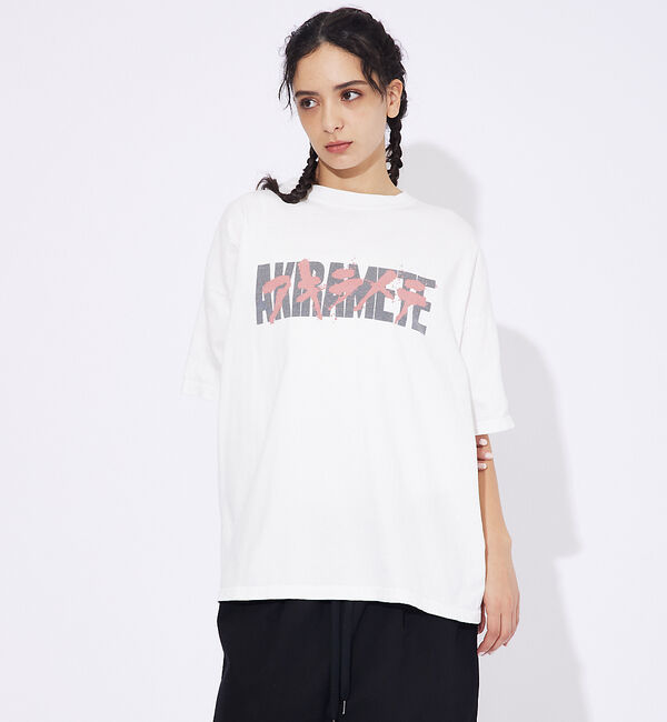 ABAHOUSE「【REMI RELIEF / レミ レリーフ】 AKIRAMETE MESSAG」|Tシャツ・カットソー|オフホワイト