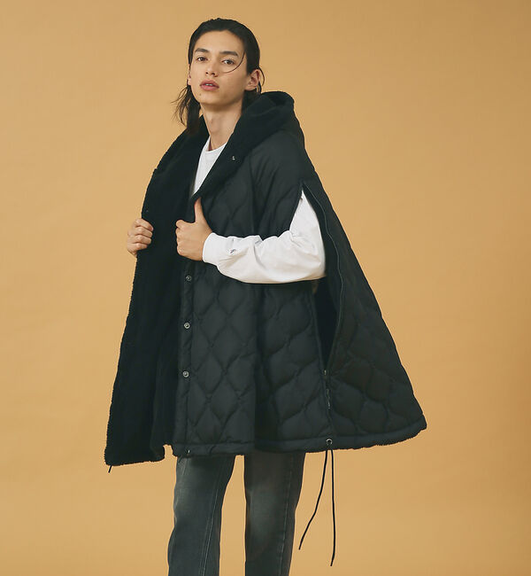 ABAHOUSE「【WEB限定】TAION  MILITARY RIVERSIBLE   DOWN」|ダウン|ブラック