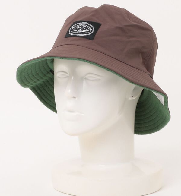 ABAHOUSE「【POLER / ポーラー】REV BUCKET HAT / リバーシブルバケッ」|その他|ブラウン