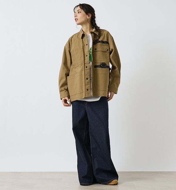 ABAHOUSE「【POLER/ポーラー】STRECH GEAR POCKET JK/撥水/ワーク」|アウトドア|