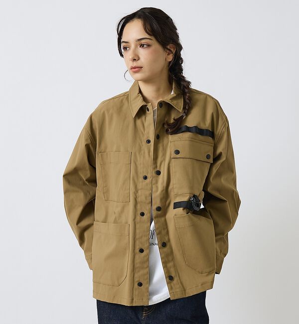 ABAHOUSE「【POLER/ポーラー】STRECH GEAR POCKET JK/撥水/ワーク」|アウトドア|