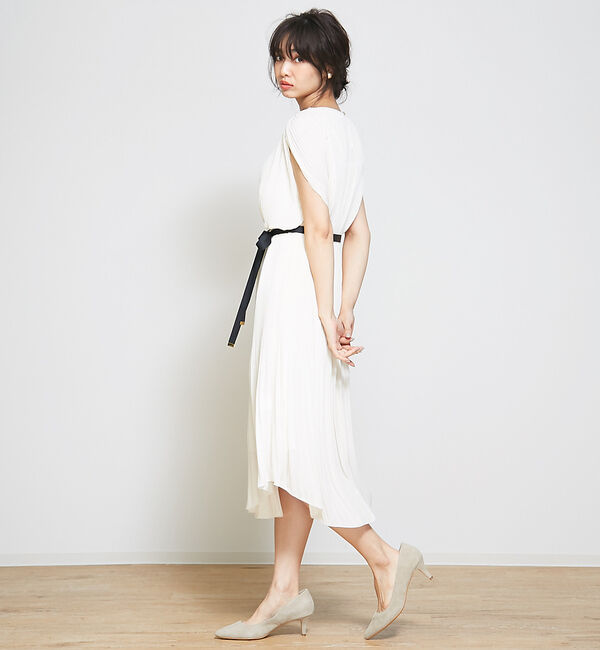 Rouge vif「プリーツフレアワンピース」|ワンピース|