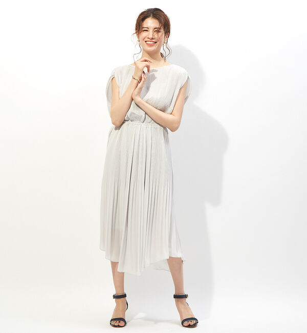 Rouge vif「プリーツフレアワンピース」|ワンピース|