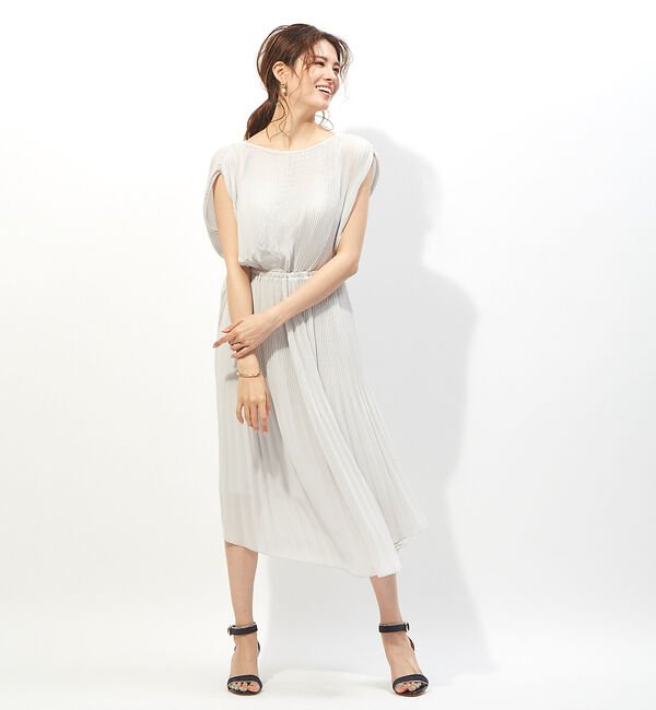 Rouge vif「プリーツフレアワンピース」|ワンピース|