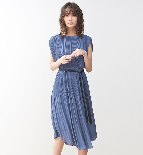 Rouge vif「プリーツフレアワンピース」|ワンピース|