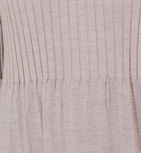 Rouge vif「【CURRENTAGE】ストール付ニットドレス」|ワンピース|