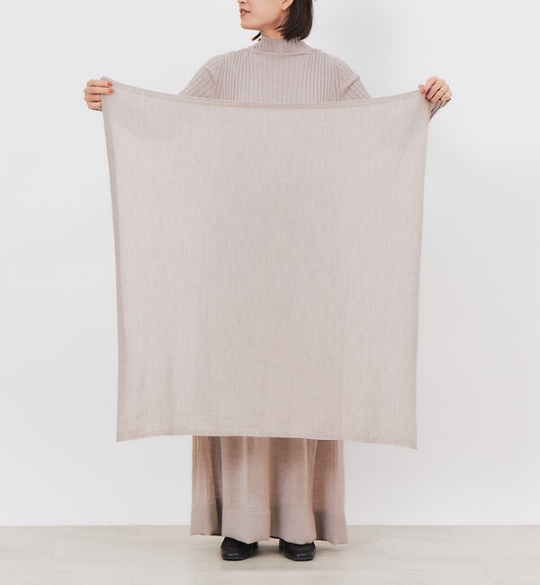 Rouge vif「【CURRENTAGE】ストール付ニットドレス」|ワンピース|