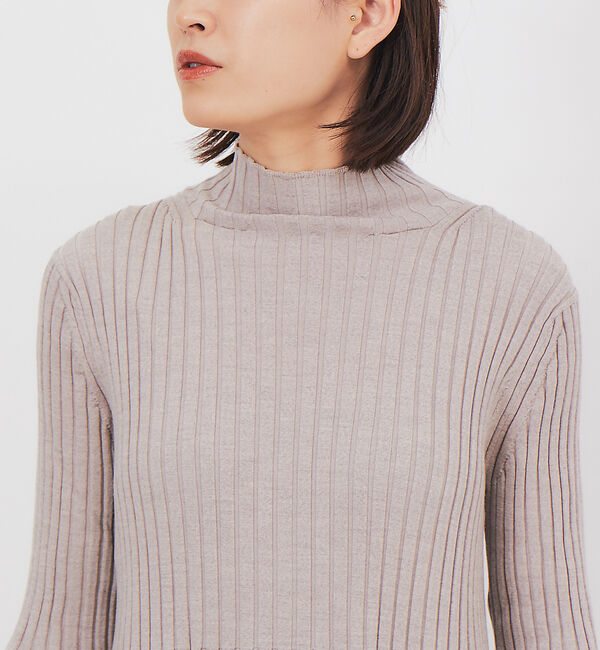 Rouge vif「【CURRENTAGE】ストール付ニットドレス」|ワンピース|