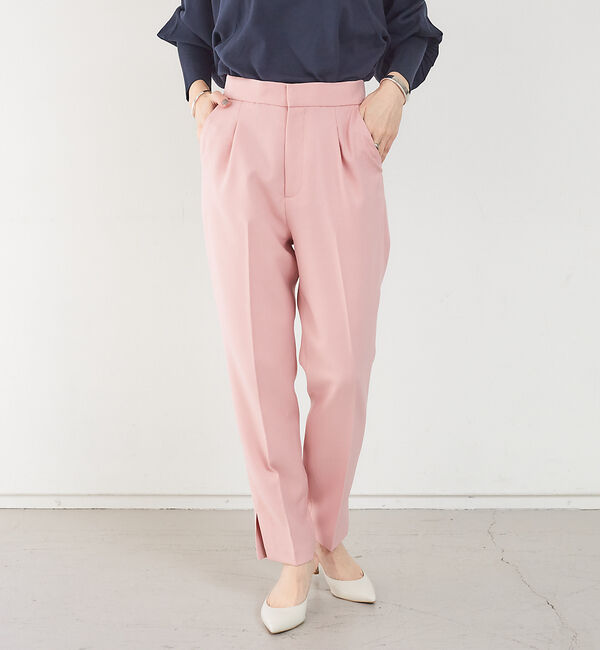 Rouge vif「パウダリーストレッチテーパード」|その他|ピンク