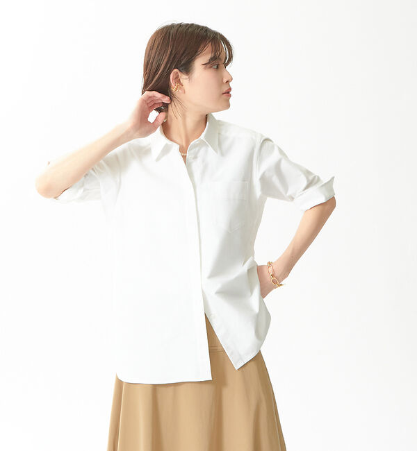 Rouge vif「半袖シャツ」|シャツ・ブラウス|ホワイト