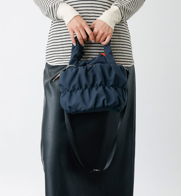 Rouge vif「【cheek/チーク】2WAY ギャザー キンチャクトートバッグ」|ショルダー・メッセンジャー|