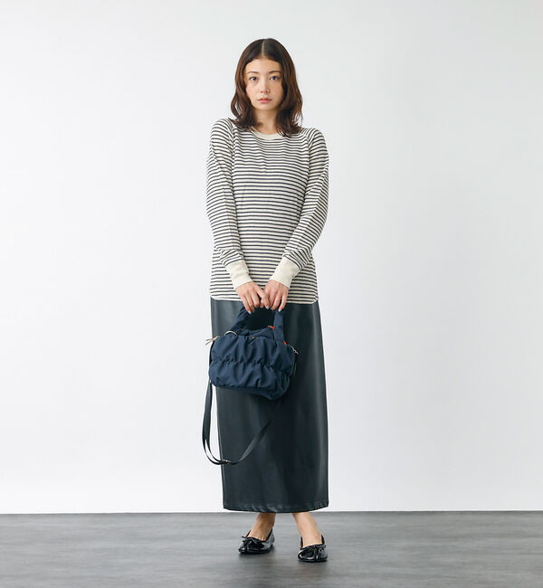 Rouge vif「【cheek/チーク】2WAY ギャザー キンチャクトートバッグ」|ショルダー・メッセンジャー|