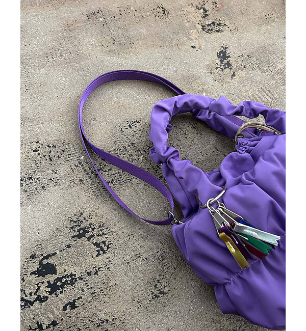 Rouge vif「【cheek/チーク】2WAY ギャザー キンチャクトートバッグ」|ショルダー・メッセンジャー|