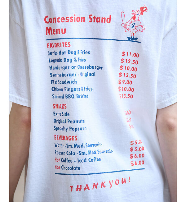 Rouge vif「【Le Melange/ル・メランジュ】バックプリントT/ユニセックス【WEB限」|Tシャツ・カットソー|