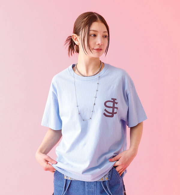 Rouge vif「【Le Melange/ル・メランジュ】バックプリントT/ユニセックス【WEB限」|Tシャツ・カットソー|