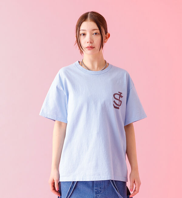 Rouge vif「【Le Melange/ル・メランジュ】バックプリントT/ユニセックス【WEB限」|Tシャツ・カットソー|