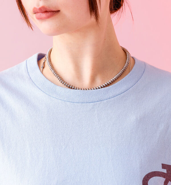 Rouge vif「【Le Melange/ル・メランジュ】バックプリントT/ユニセックス【WEB限」|Tシャツ・カットソー|