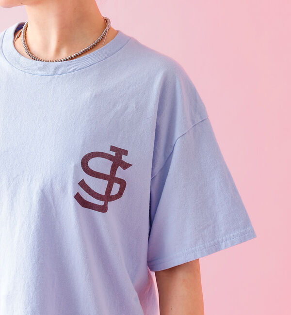 Rouge vif「【Le Melange/ル・メランジュ】バックプリントT/ユニセックス【WEB限」|Tシャツ・カットソー|