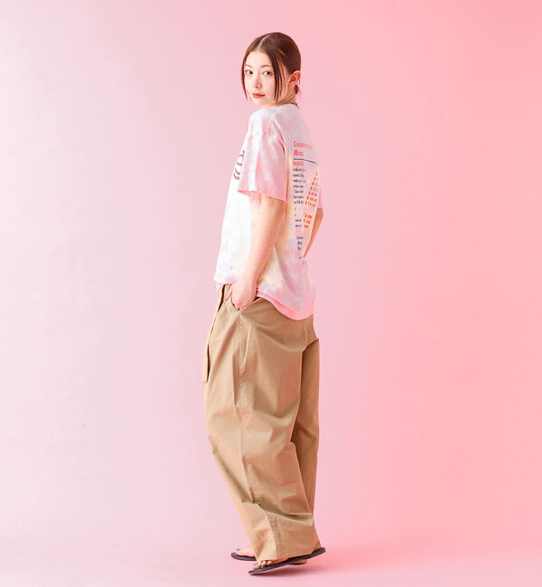 Rouge vif「【Le Melange/ル・メランジュ】バックプリントT/ユニセックス【WEB限」|Tシャツ・カットソー|