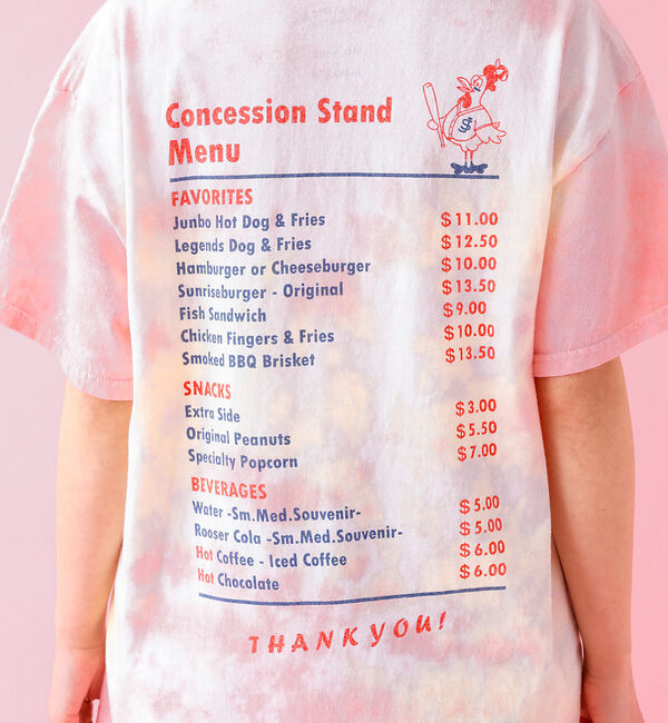 Rouge vif「【Le Melange/ル・メランジュ】バックプリントT/ユニセックス【WEB限」|Tシャツ・カットソー|