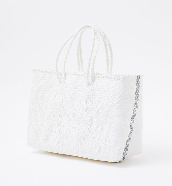 Rouge vif「【MOON BIRD/ムーンバード】手編みのメルカドバッグ/TANPIN/横長/」|ショルダー・メッセンジャー|