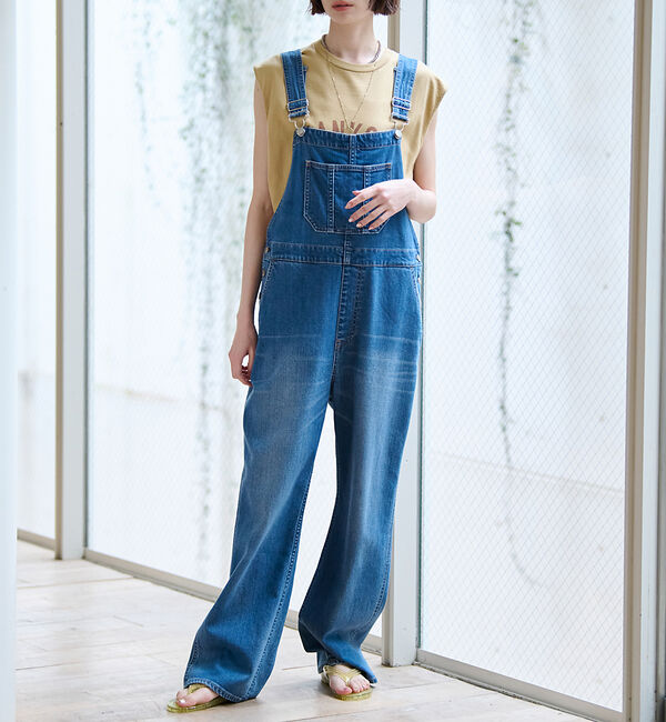 Rouge vif「【Healthy denim / ヘルシーデニム】Cauliflower / デ」|オールインワン|インディゴ