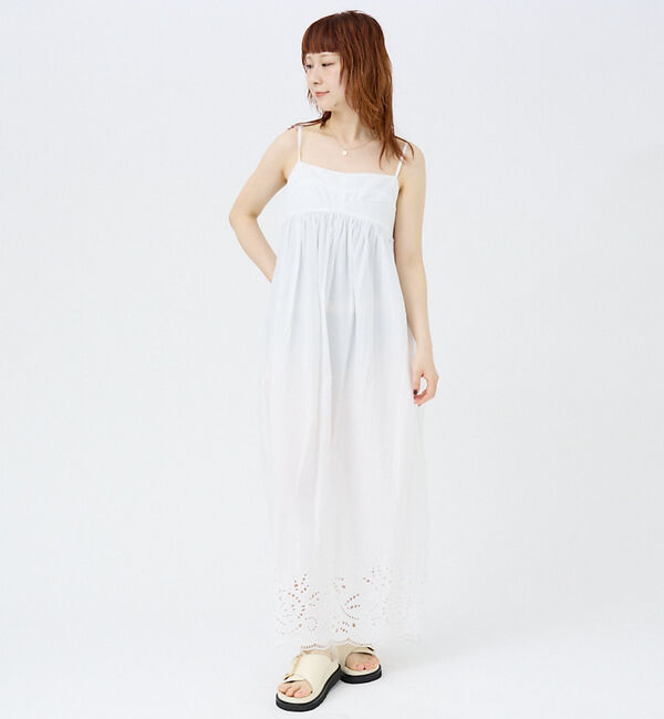 Rouge vif「【PROTAGONISTA/プロタゴニスタ】カットワークキャミワンピース」|ワンピース|