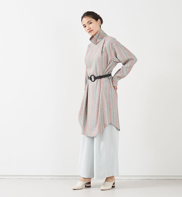 qualite「ループストライプワンピース」|ワンピース|