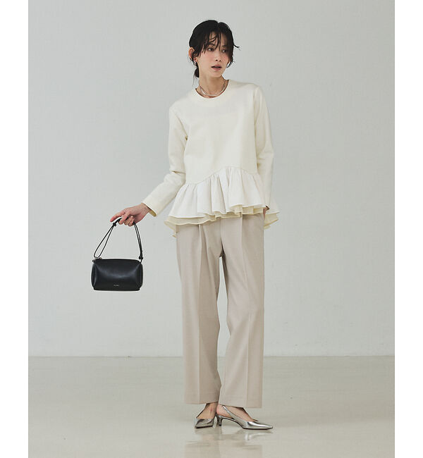 qualite「タフタコンビプルオーバー【予約】」|シャツ・ブラウス|