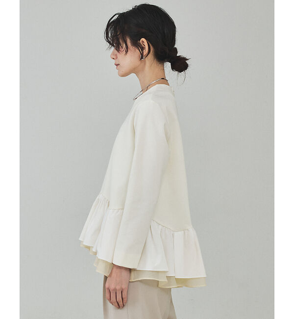 qualite「タフタコンビプルオーバー【予約】」|シャツ・ブラウス|