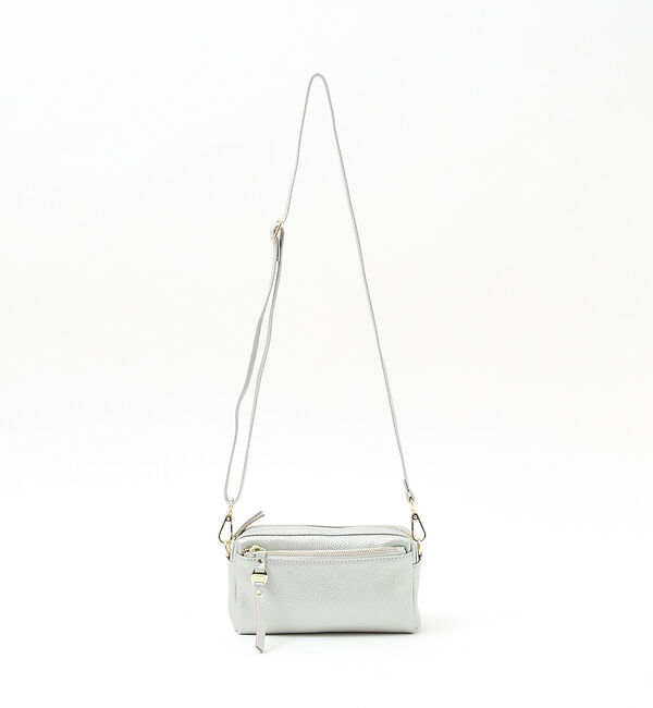 LOWELL things「●SOEUR/スクエアミニショルダーBAG」|ショルダー・メッセンジャー|シルバー