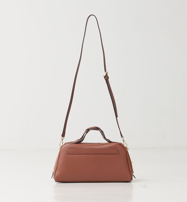 LOWELL things「【GISELe・CLASSY掲載】Rippl/レザー2WayショルダーボストンB」|ショルダー・メッセンジャー|