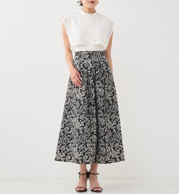 TIARA「ヴィンテージフラワープリントスカート」|スカート|