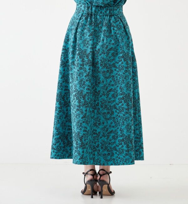 TIARA「ヴィンテージフラワープリントスカート」|スカート|