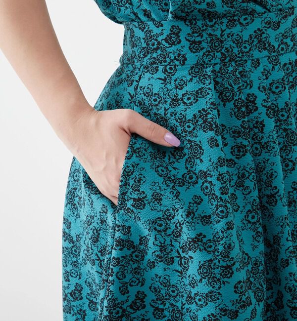 TIARA「ヴィンテージフラワープリントスカート」|スカート|